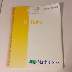 Math-U-See Delta Teacher Manual